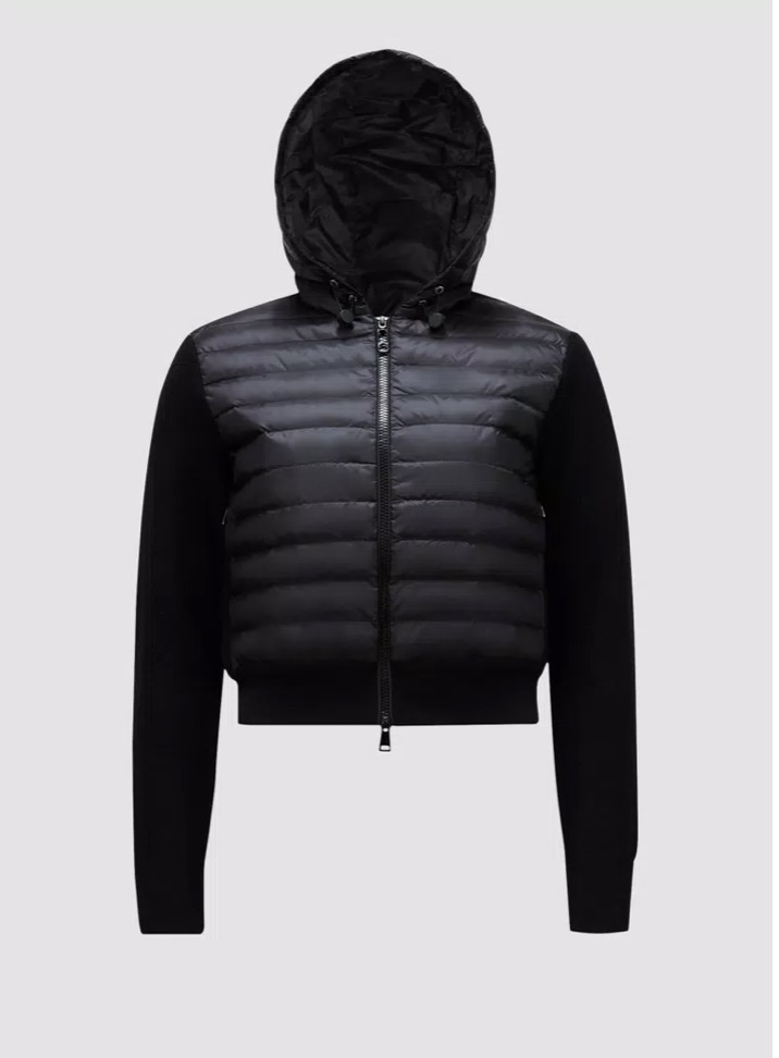 MONCLER  |Padded Wool Zip-Up Hoodie