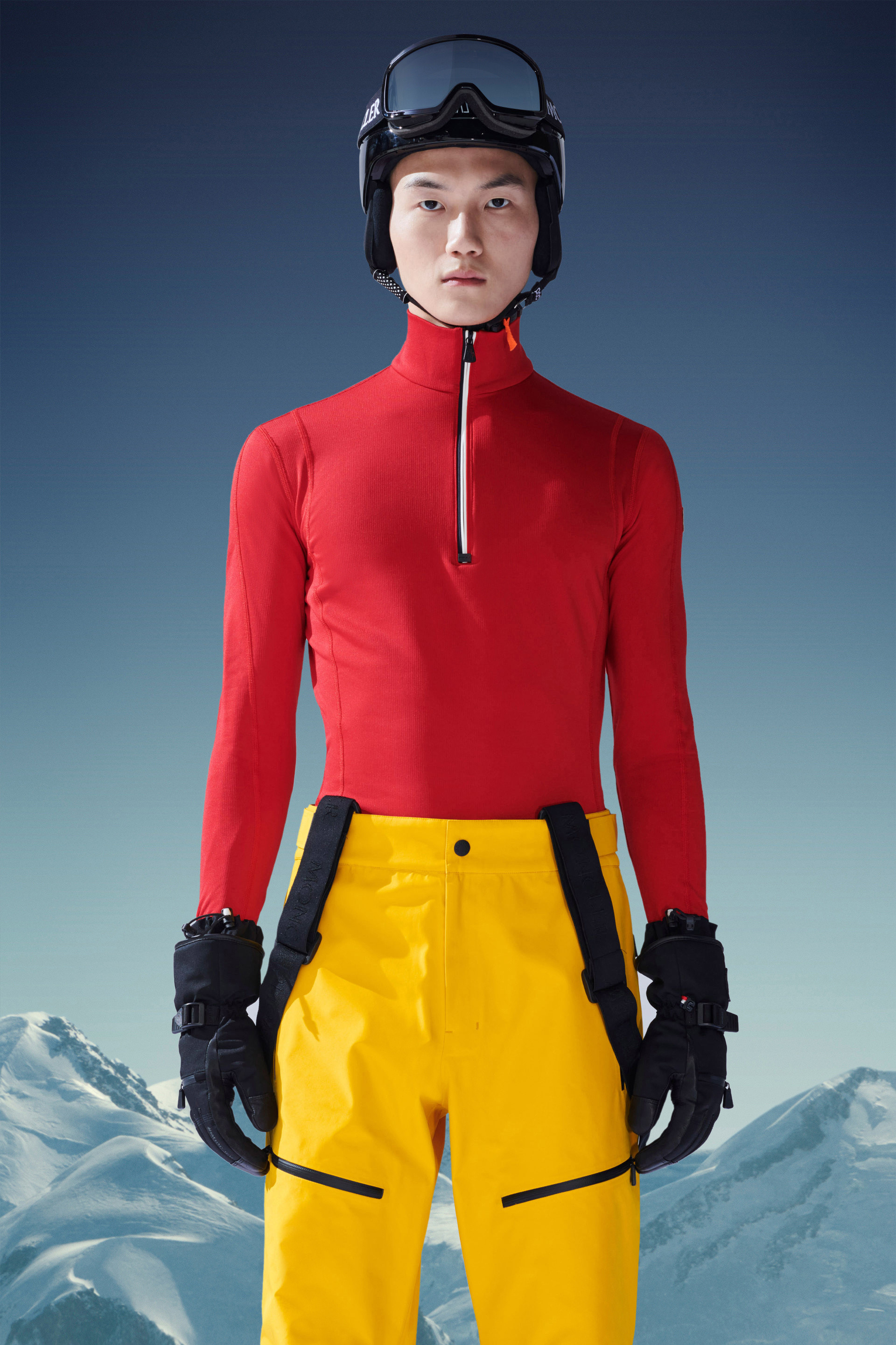 MONCLER  |Tricolor Turtleneck Sweater