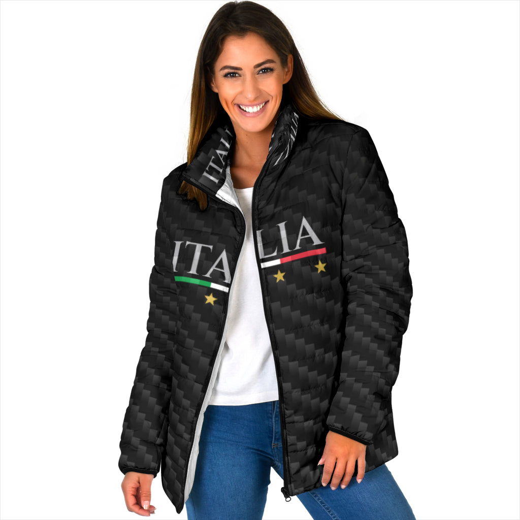 Padded Jacket Italy - carbon effect