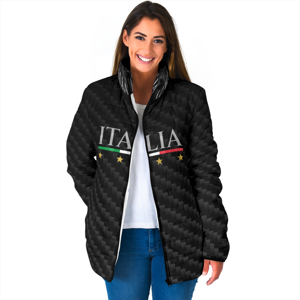 Padded Jacket Italy - carbon effect