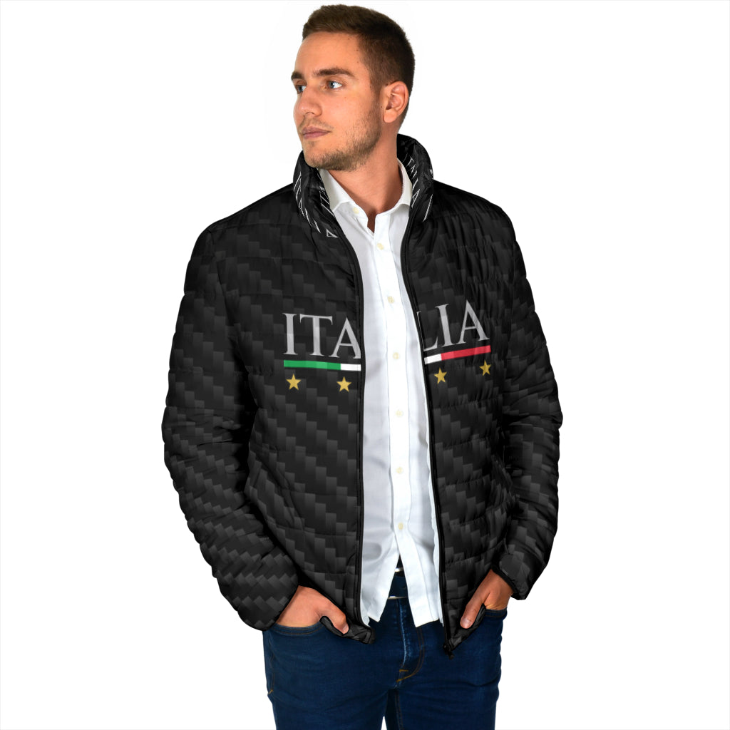 Padded Jacket Italy - carbon effect