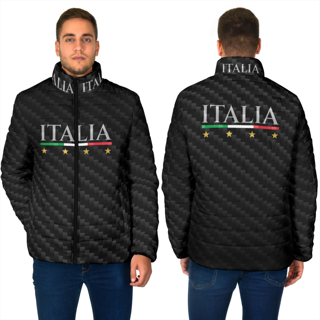 Padded Jacket Italy - carbon effect