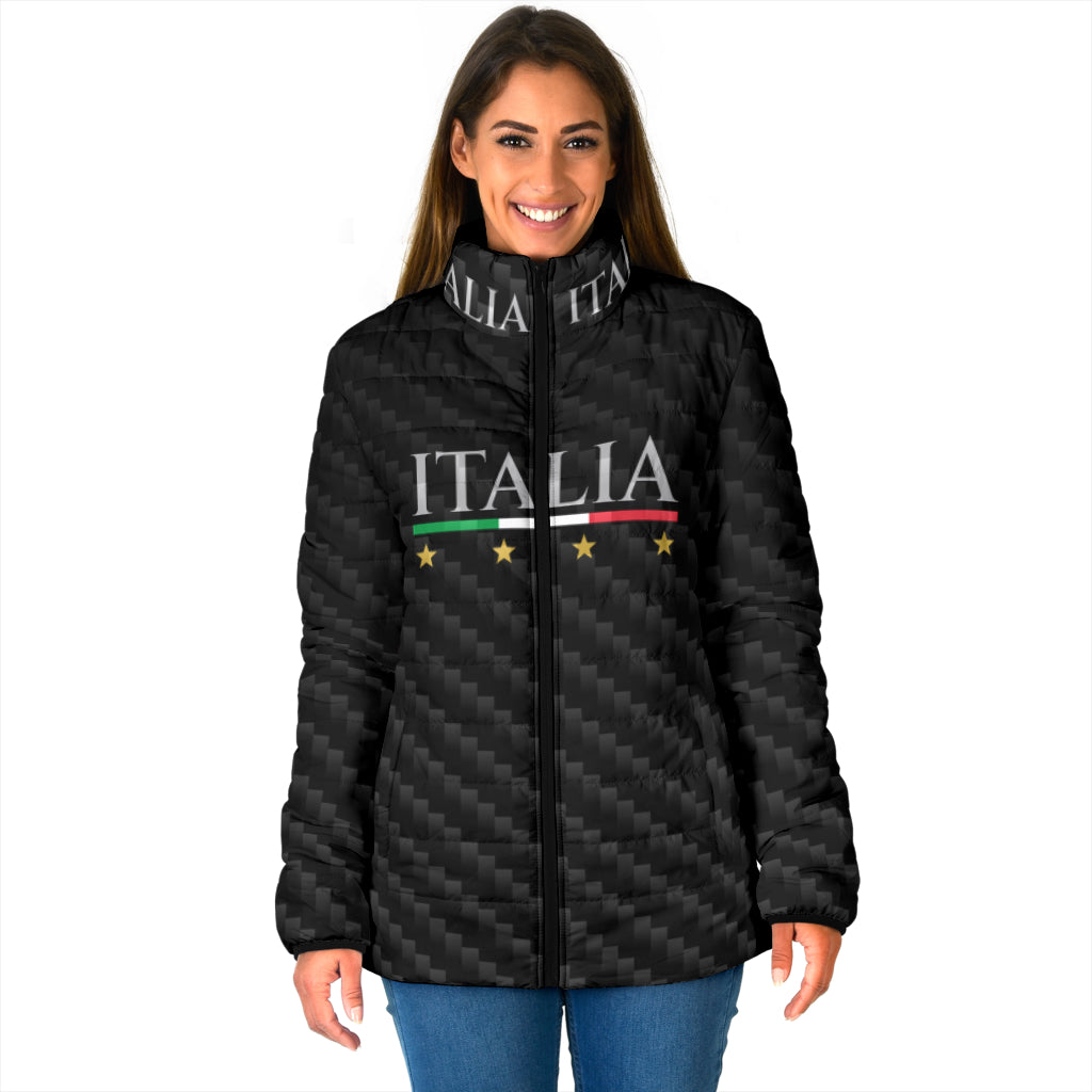 Padded Jacket Italy - carbon effect