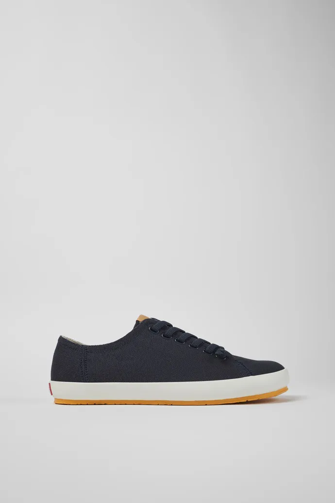 Peu Rambla Blue Textile Sneaker for Men