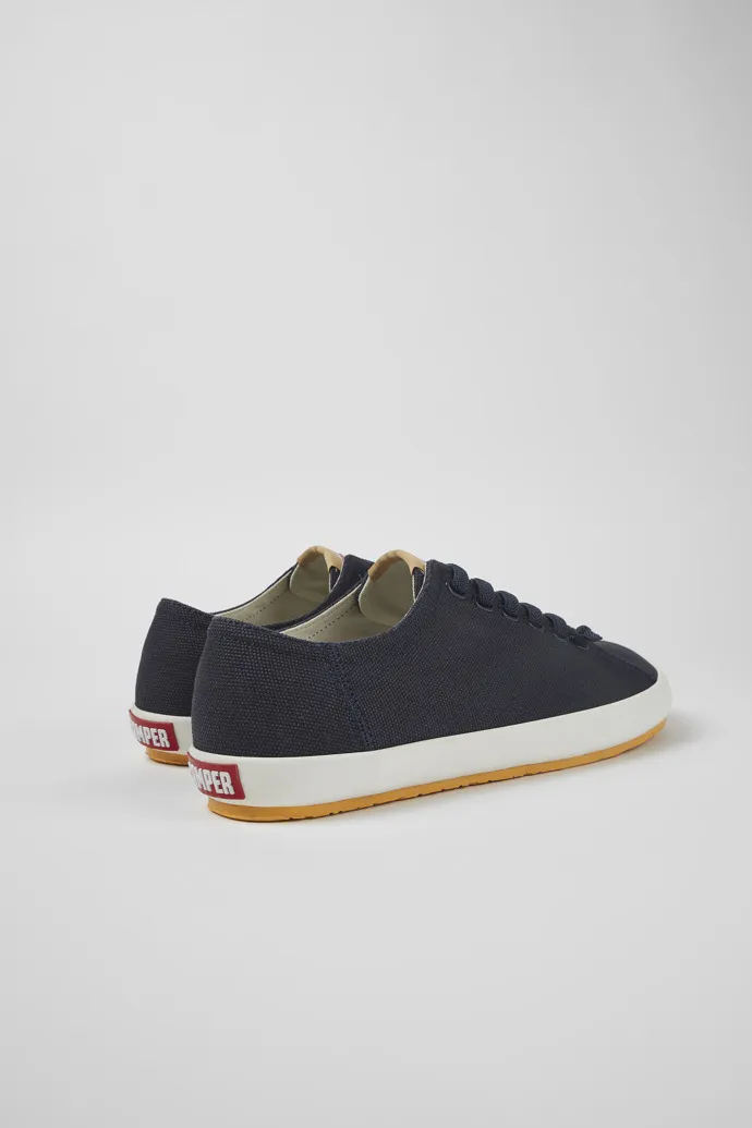 Peu Rambla Blue Textile Sneaker for Men