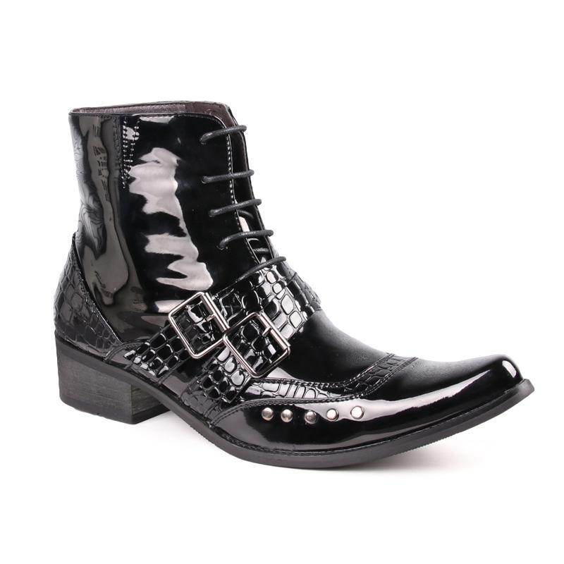 Punk Pike Snakeskin Boots