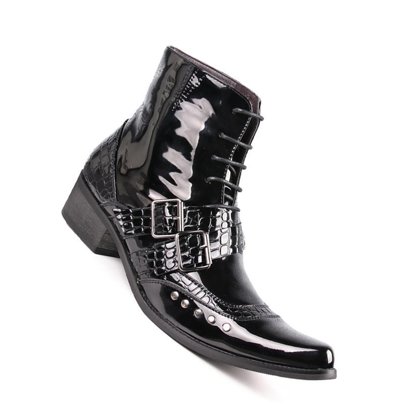 Punk Pike Snakeskin Boots