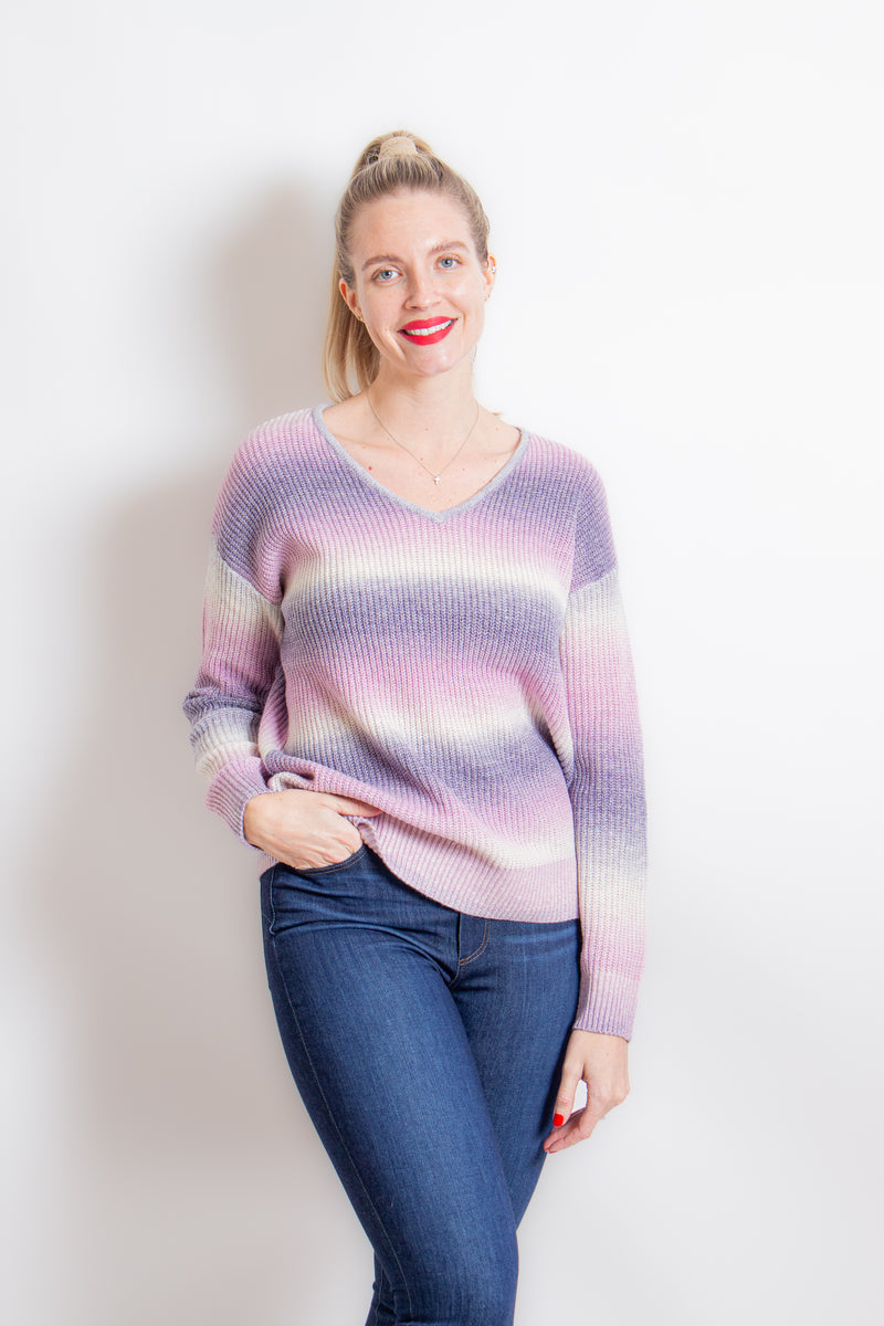 Purple/ Pink Ombre Sweater