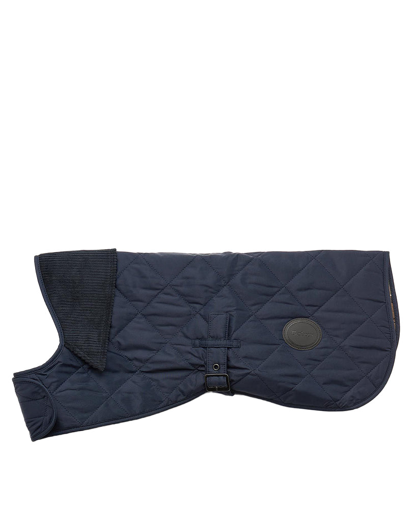 Quilted Dog Coat in Navy