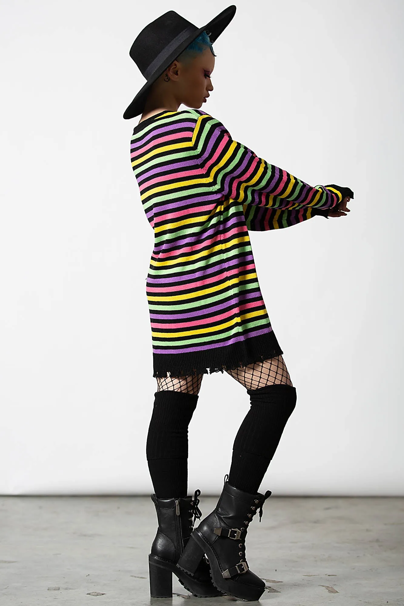 Rainbow Warrior Knit Sweater