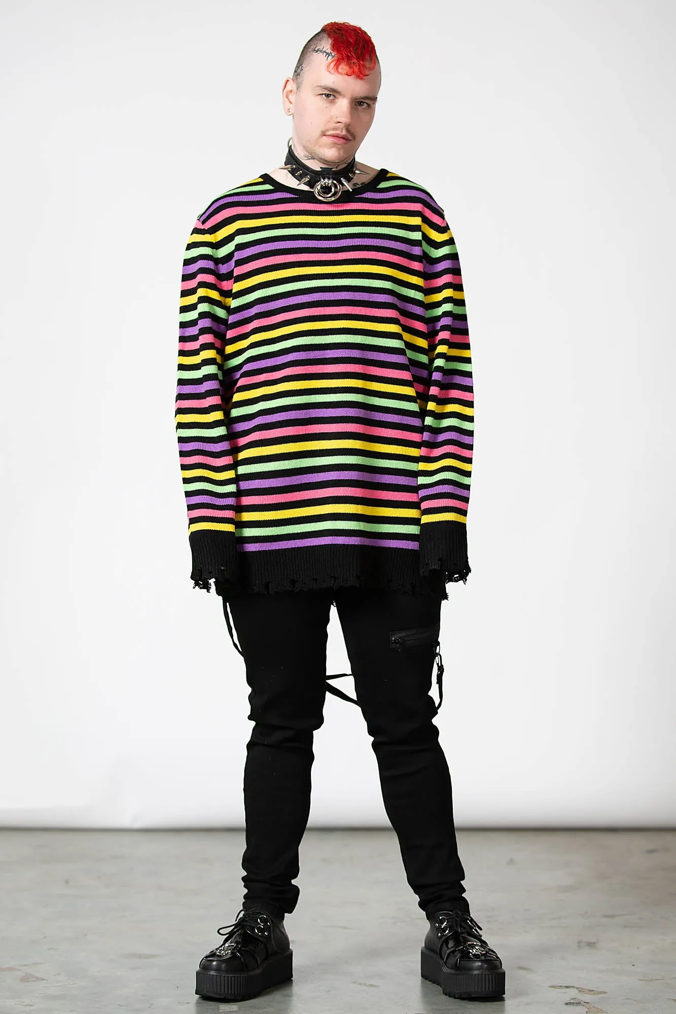 Rainbow Warrior Knit Sweater