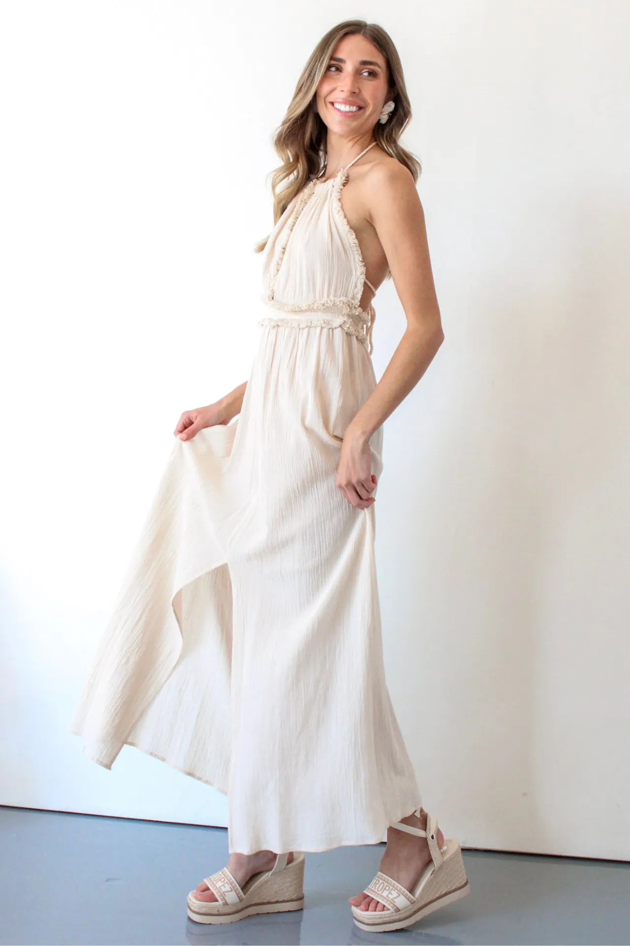 Resort Goddess Maxi Dress