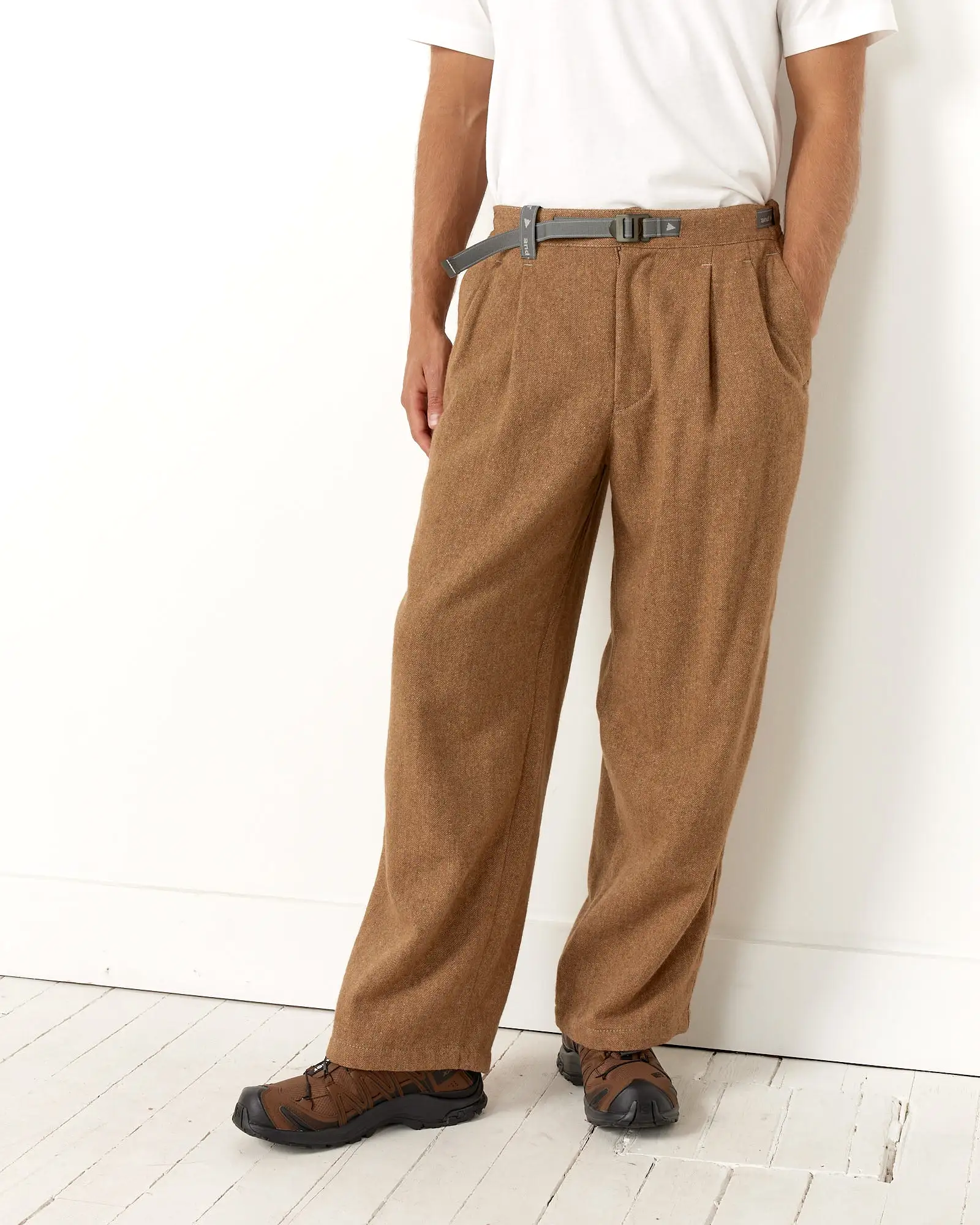 Rewool Tweed Wide Pant