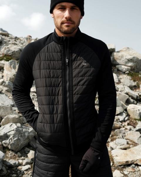 RHONE ALPINE INSULATED JACKET, BLACK