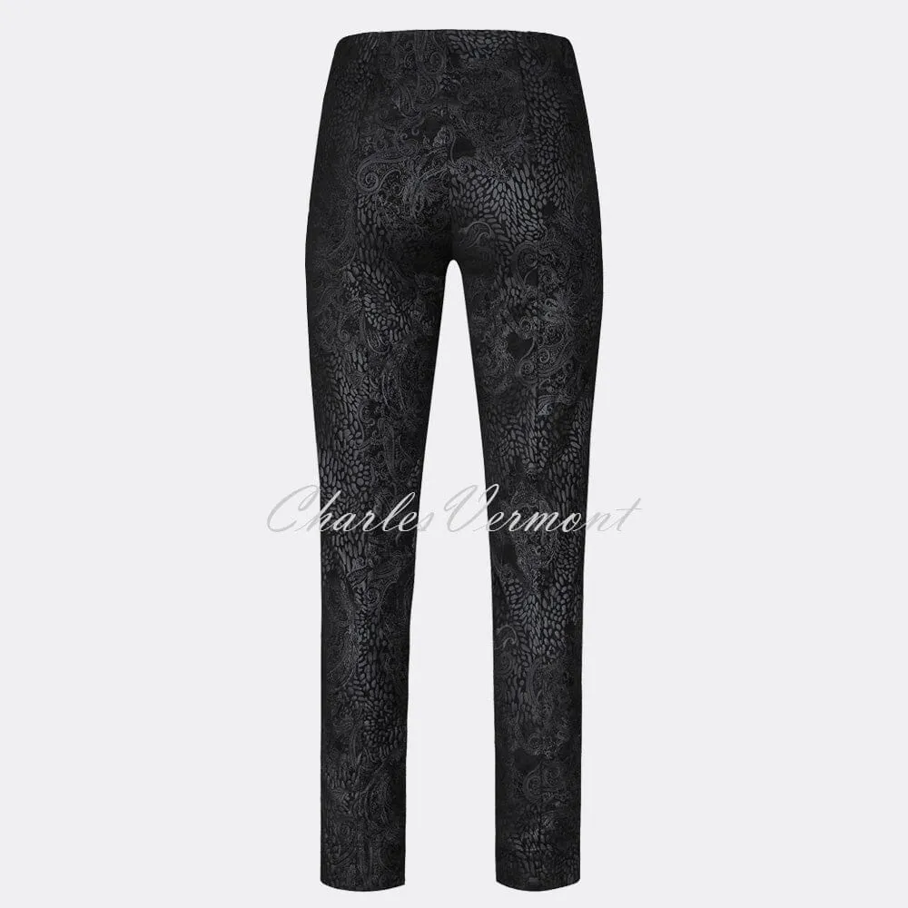 Robell Marie Full Length Trouser 51412-54669-90 (Black)