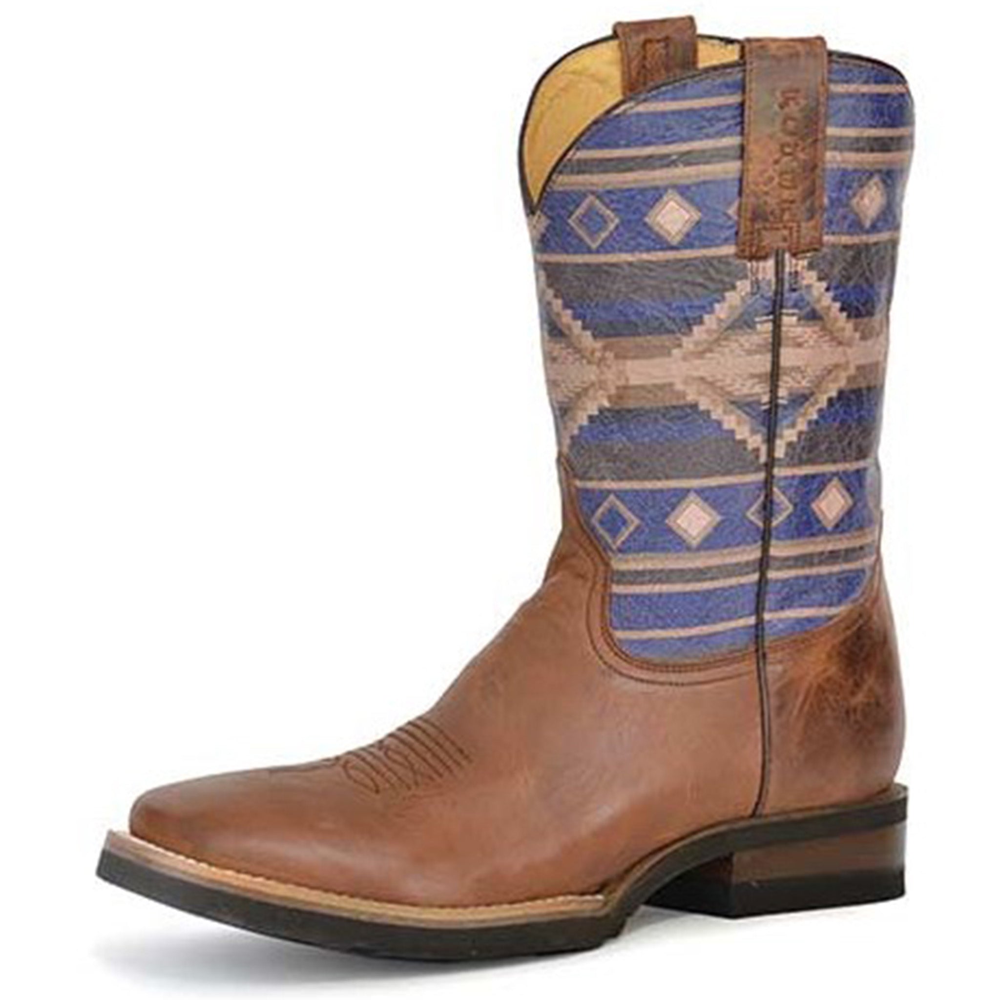 Roper Men's Tan Aztec Shaft Boots