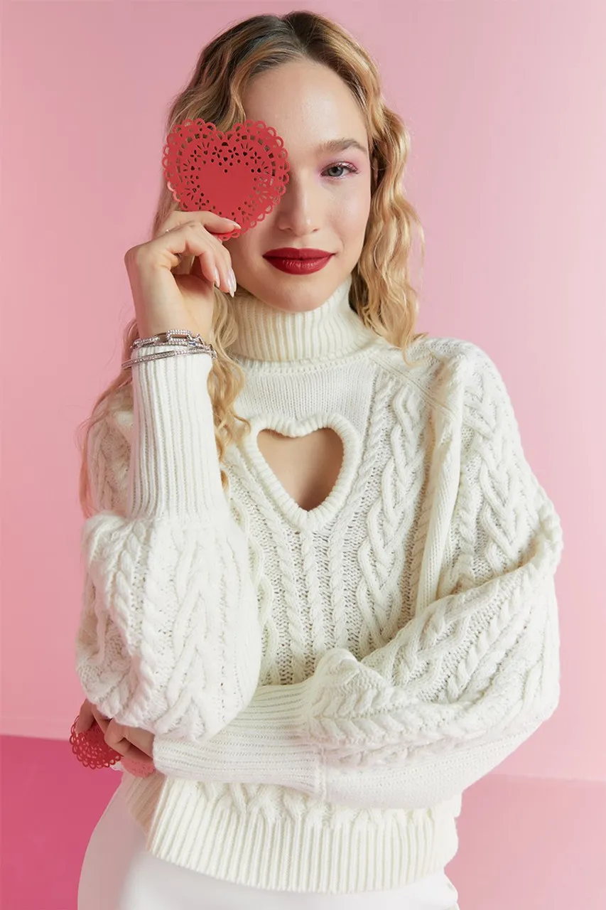 Shae Turtleneck Pullover Sweater