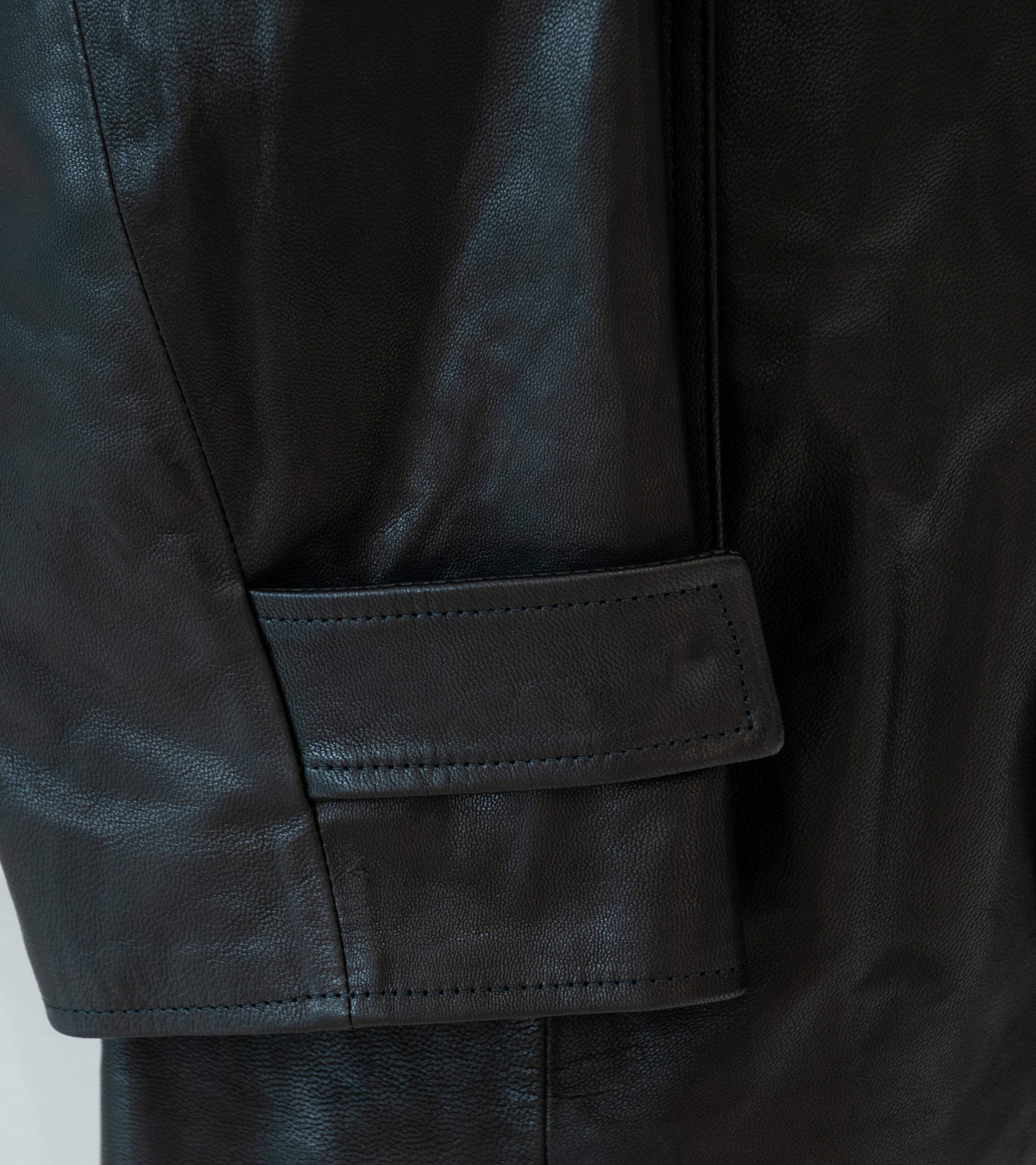 Stein 'Leather Half Coat' (Black)