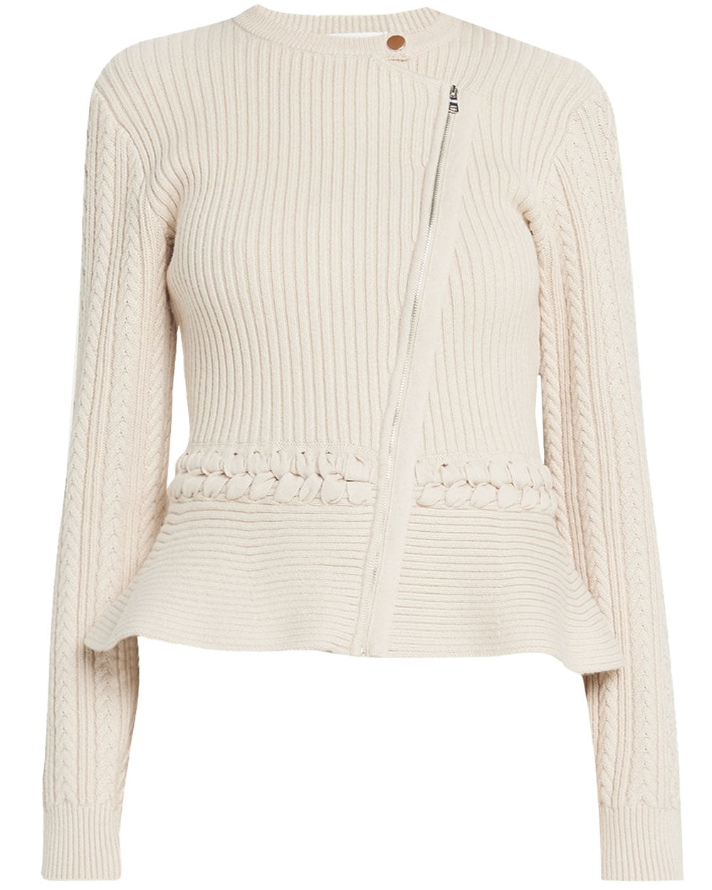 Stone Knit Andi Peplum Jacket