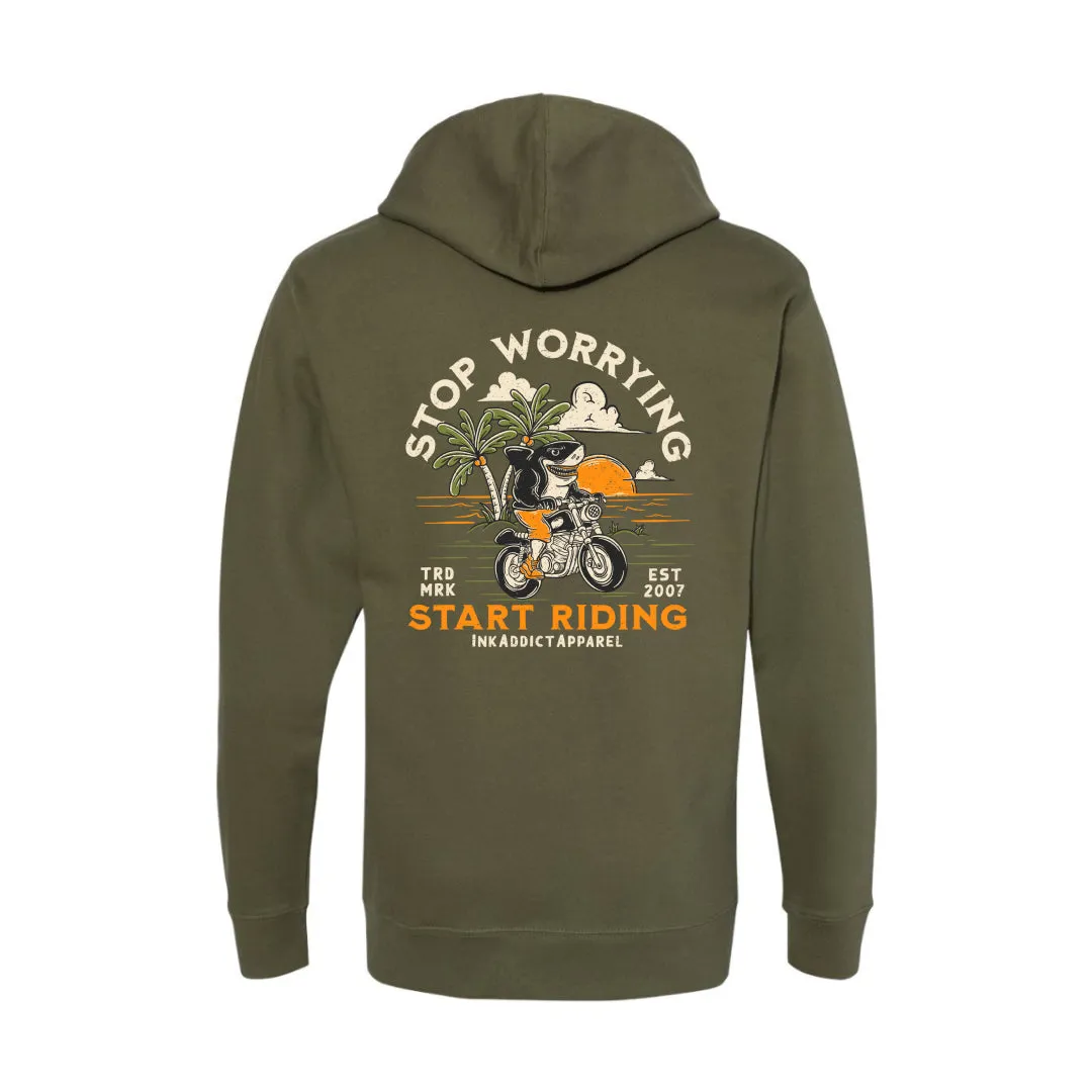 Stop Worrying Unisex Hoodie