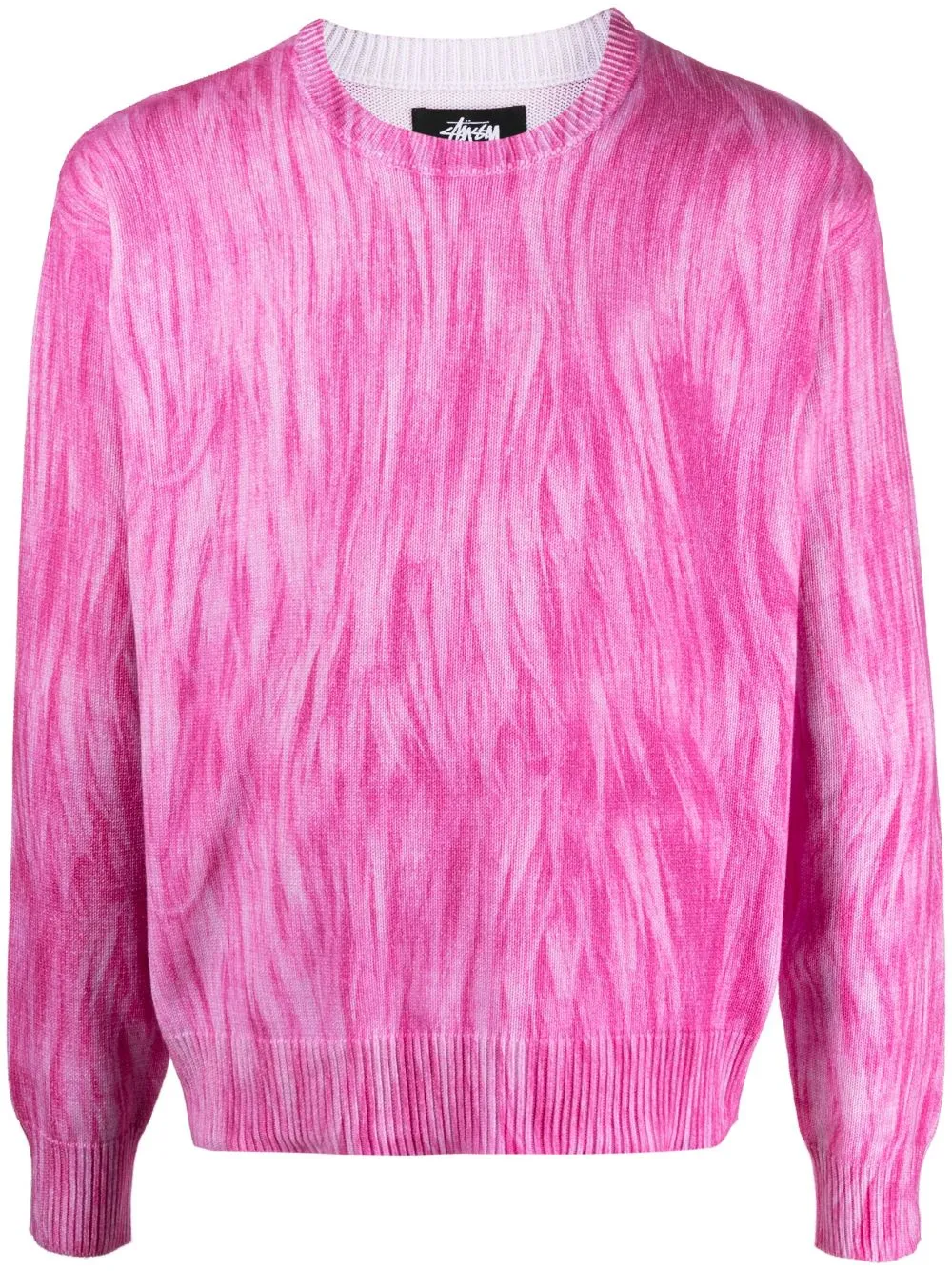 STUSSY - Men Printed Fur Sweater