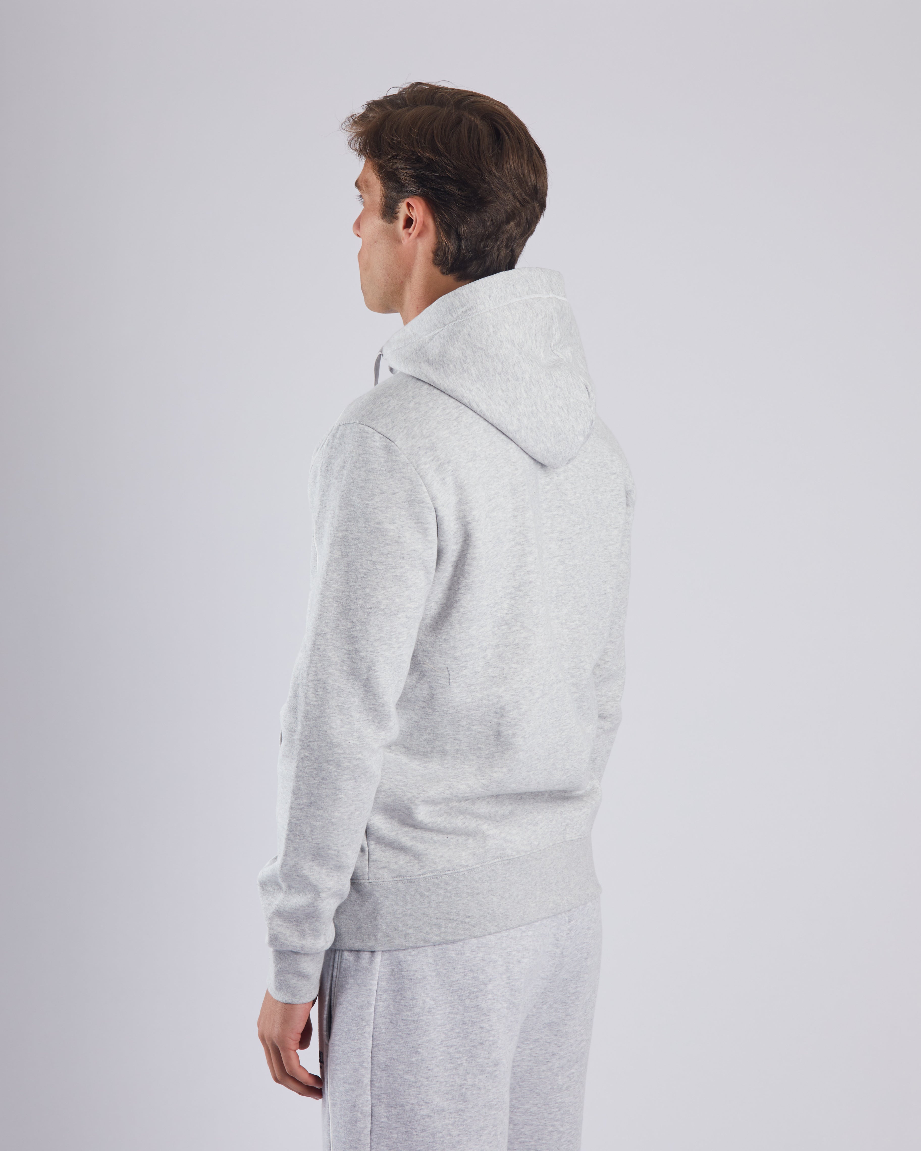 Tadgh Zipper Grey Marl