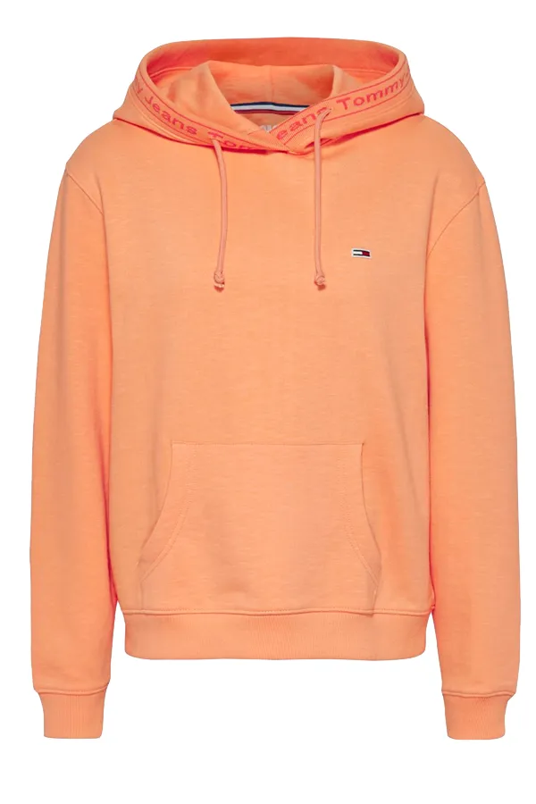 Tommy Hilfiger Women Logo Hoodie Peach