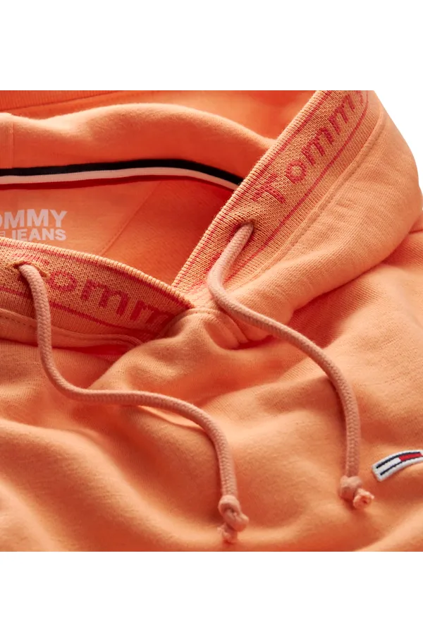 Tommy Hilfiger Women Logo Hoodie Peach