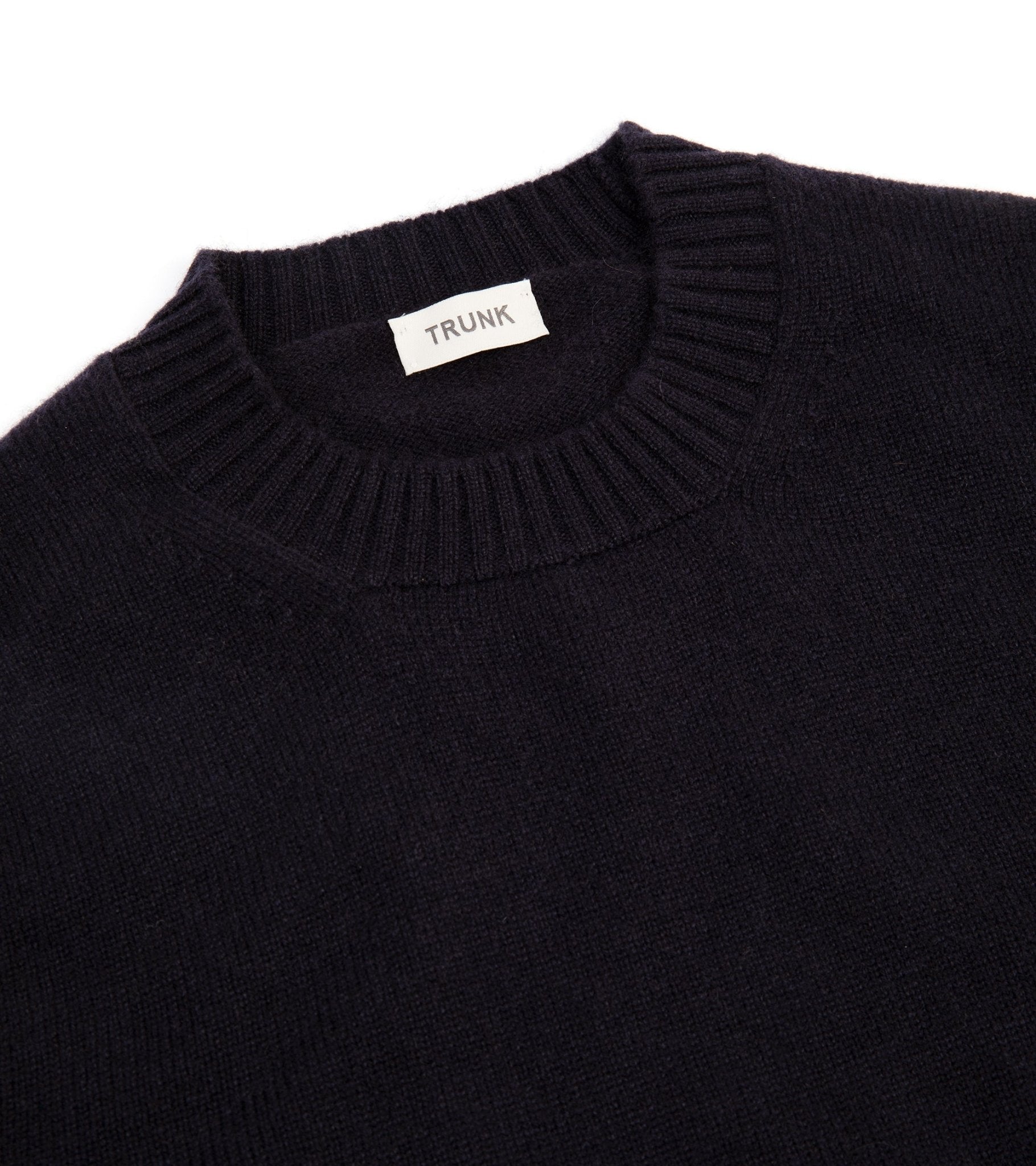 Trunk Crawford Cashmere Crew Neck Sweater: Dark Navy