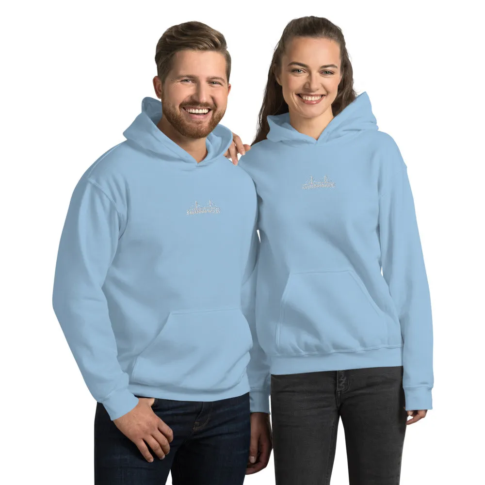 Unisex Hoodie Embroidered Savannahwood Logo