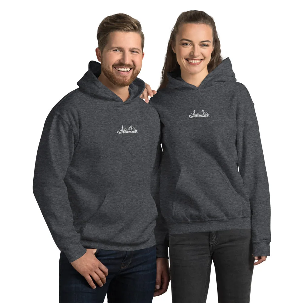 Unisex Hoodie Embroidered Savannahwood Logo