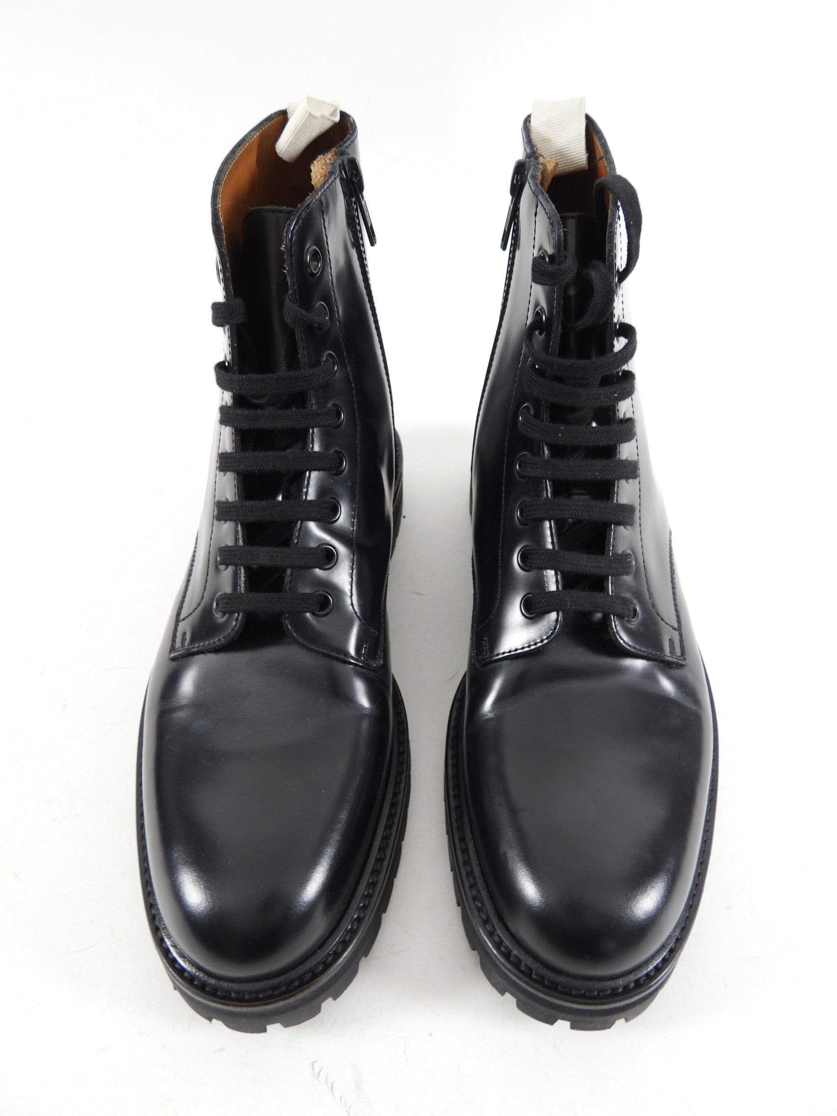 Woman by Common Projects Black Combat Ankle Boots - EU40