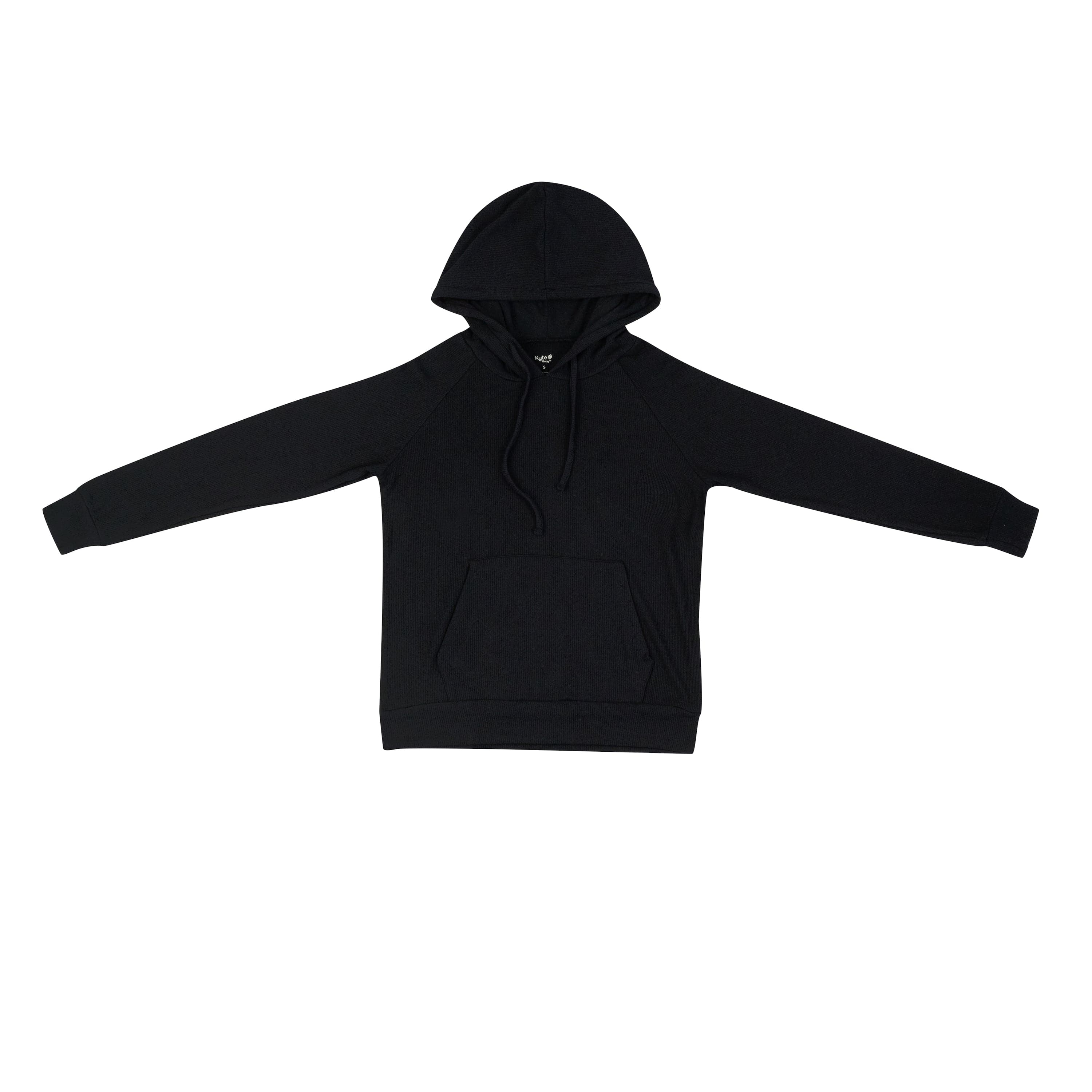 Women's Ribbed Hoodie in Midnight