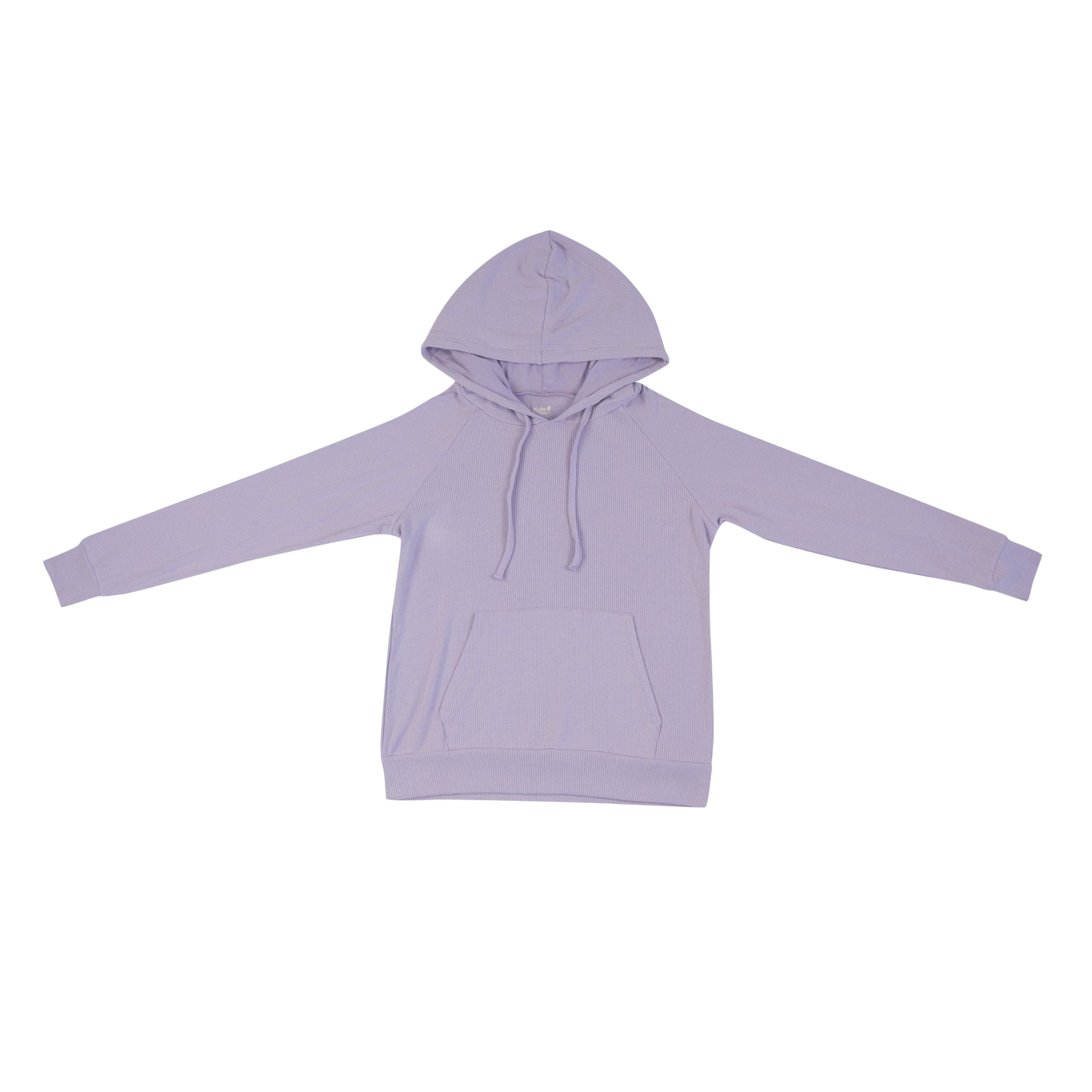 Women's Ribbed Hoodie in Taro