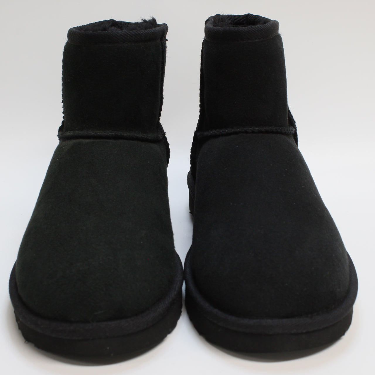 Womens UGG Classic Mini Ii Black Suede Uk Size 3