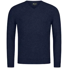 Wool Pullover V Neck Men