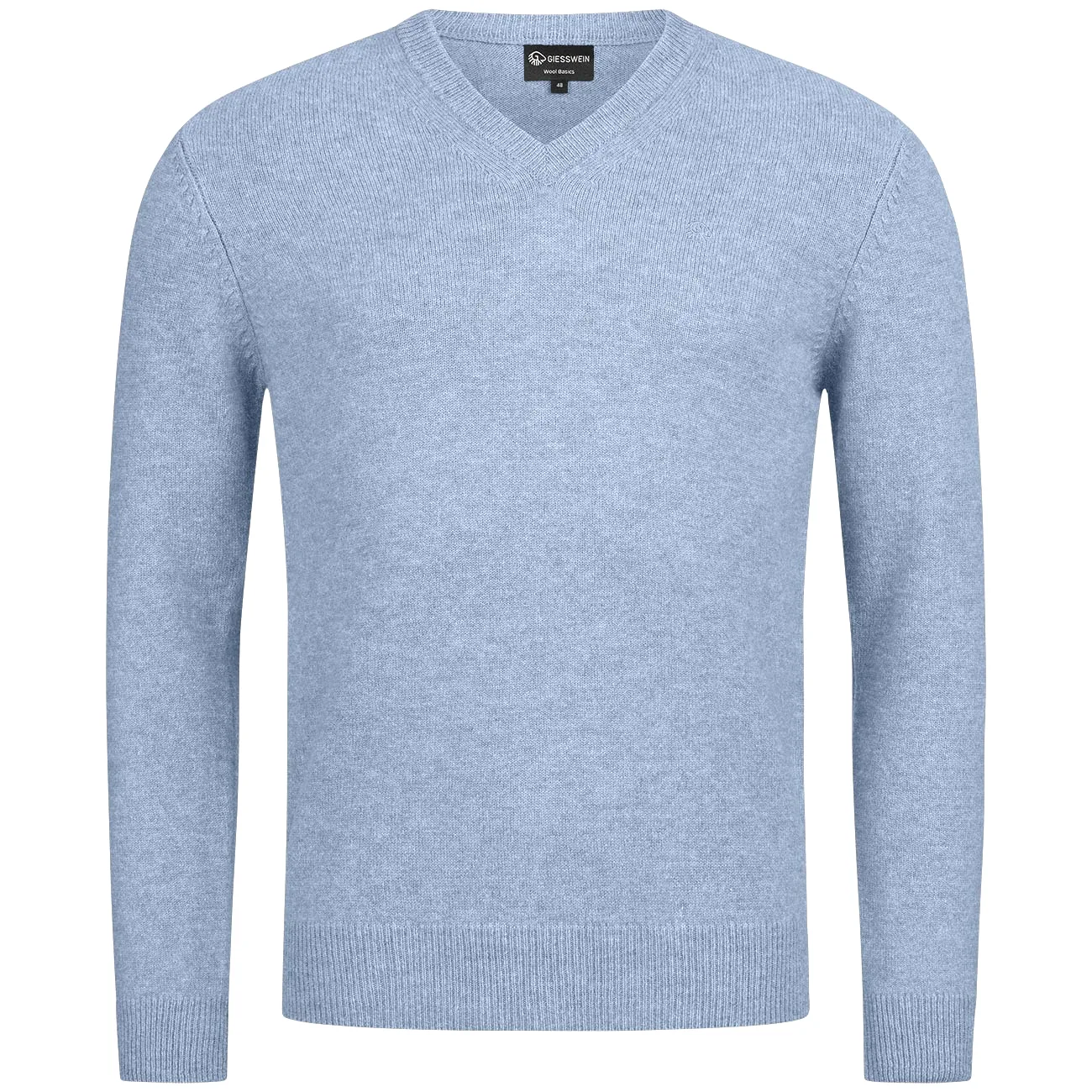 Wool Pullover V Neck Men