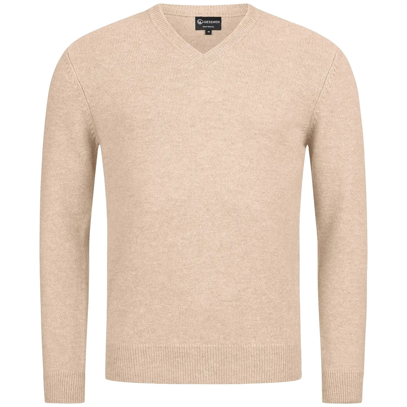 Wool Pullover V Neck Men