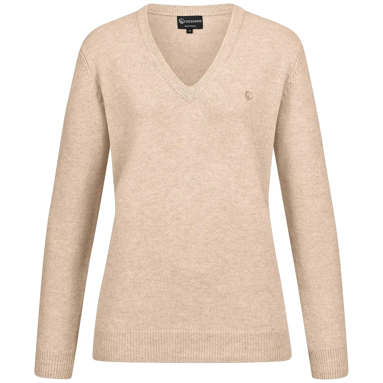 Wool Pullover V Neck Women