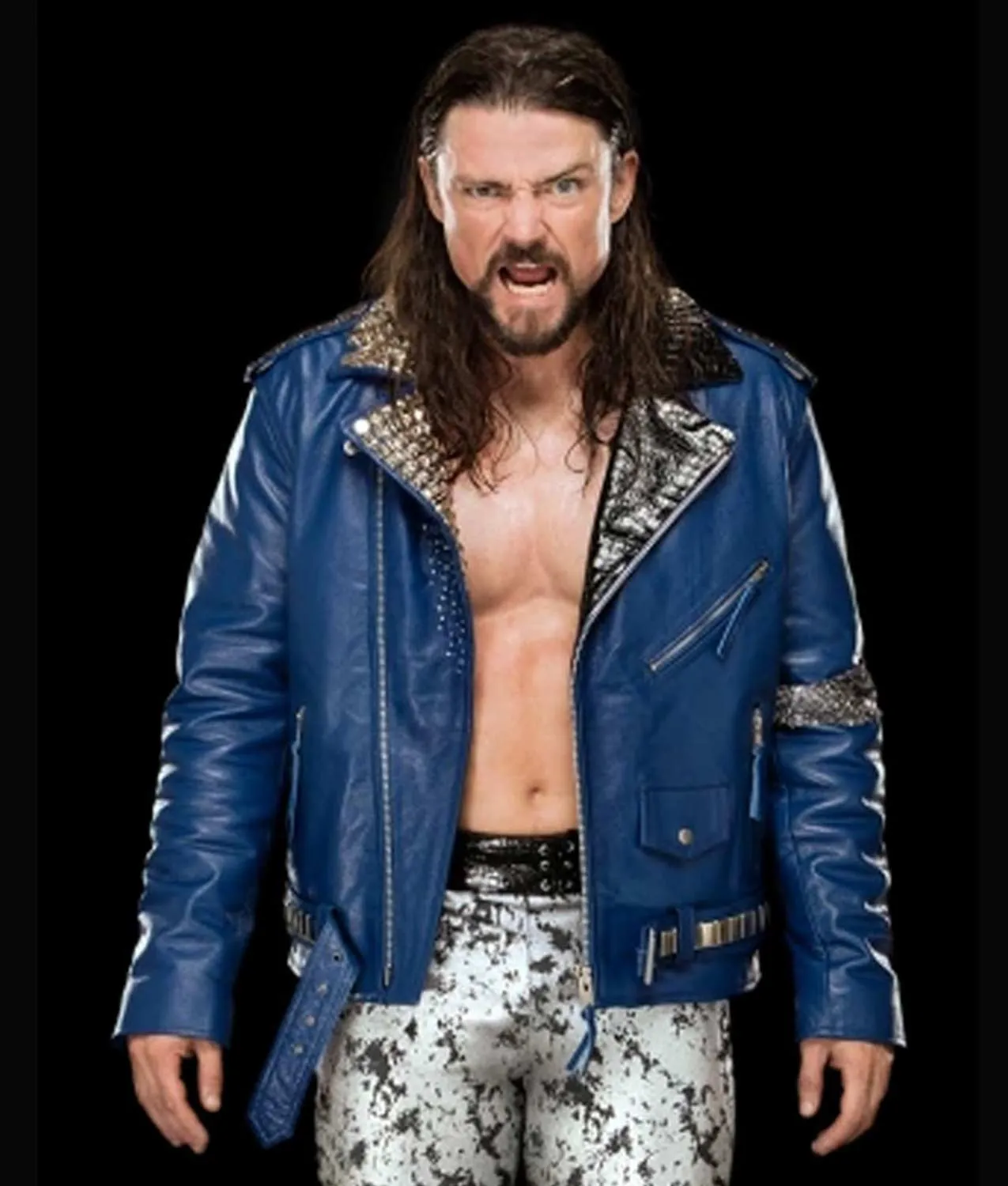 WWE Brian Kendrick Blue Jacket - WWE Mens jacket