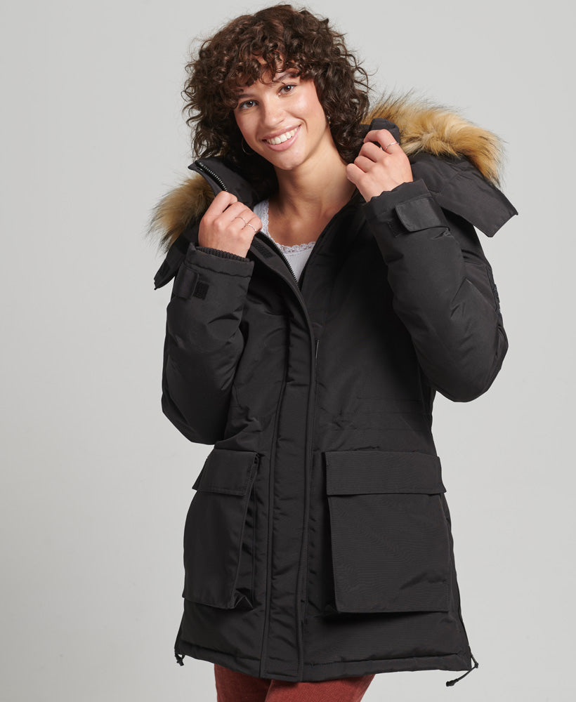 XPD Everest Parka Coat | Black