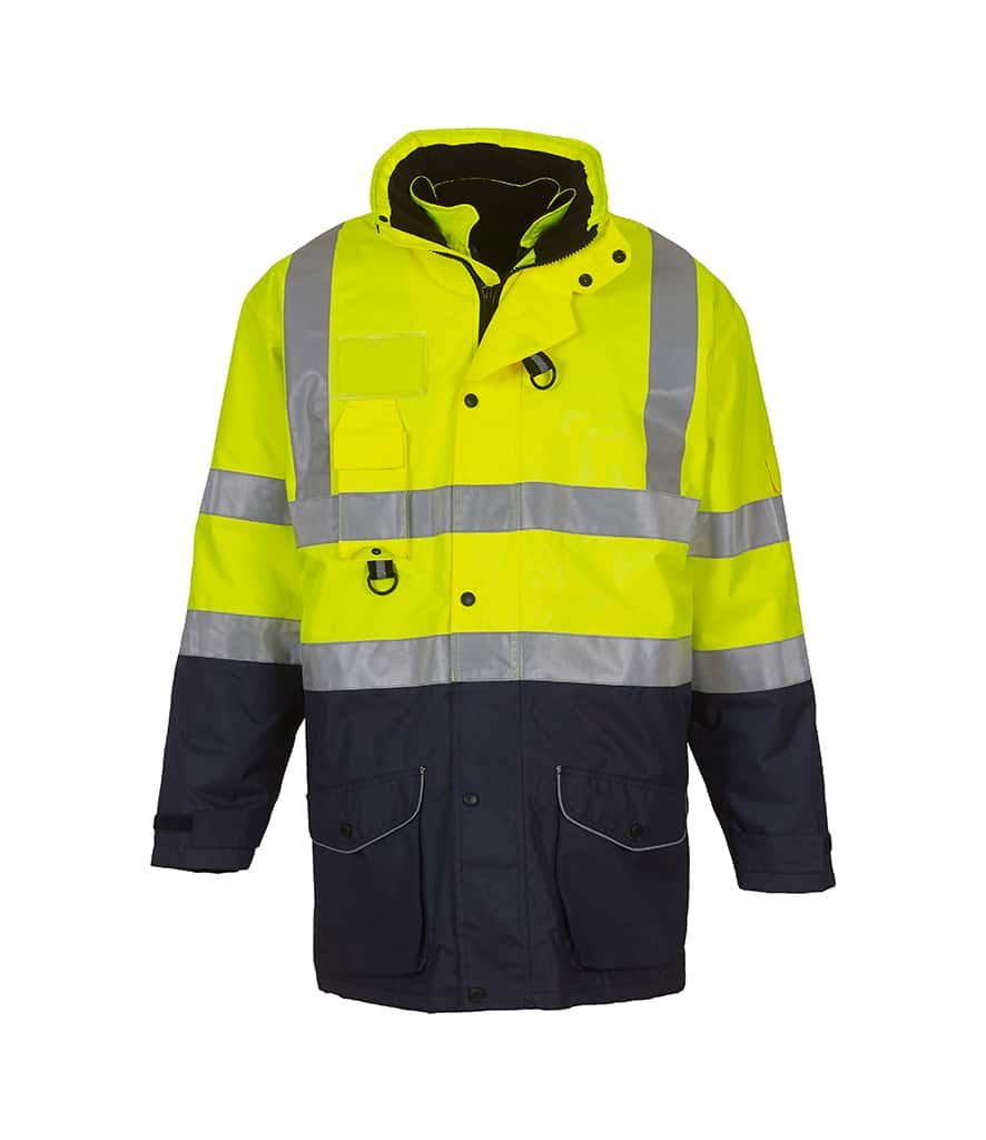 Yoko Hi-Vis Multi-Function 7-in-1 Jacket YLNV - Small