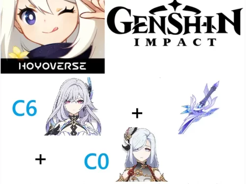 Genshin Impact | [America] C6 Skirk + Azurelight + Shenhe | Genshin Impact Character Account